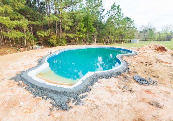 Pool Landscape Leveling in Dublin
