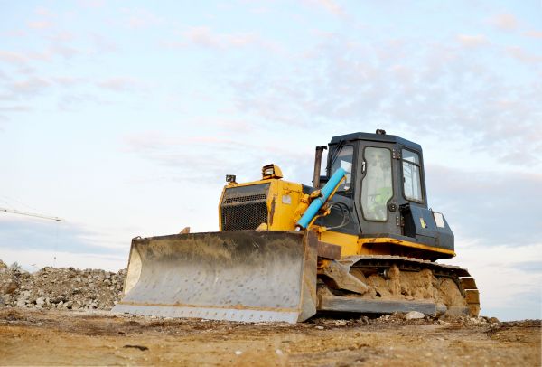 Bulldozer Land Excavation in Dublin
